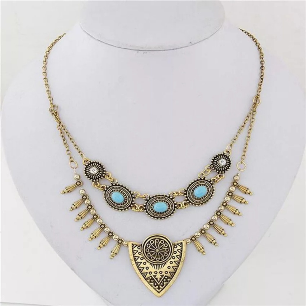 ❤Boho vintage Stone choker Neckalces❤